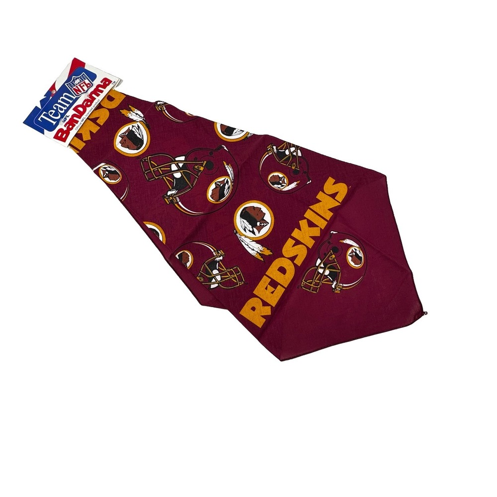 Vintage Washington Redskins Bandana Hat 90s 1992 Deadstock USA Made NFL NWT
